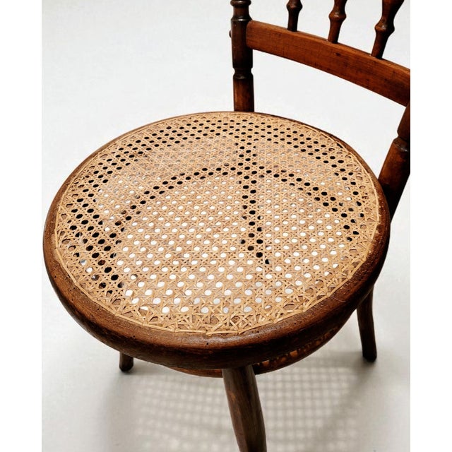 Antique Bistro Chairs by Michael Thonet, Austria, 1890s, Set of 2 For Sale - Image 14 of 15