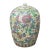 Vintage Chinese Famille Rose Porcelain Jar + Lid For Sale