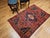 Vintage Persian Malayer Area Rug, Hand-Knotted Wool, Geometric Tribal Pattern, 4x6, Red & Blue For Sale - Image 16 of 16