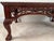 1980s Maitland-Smith Cocktail Table: Tooled Leather, Carved Fretwork, Ball & Claw Feet For Sale - Image 6 of 12