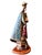 Antique Religious Folk Art - Carved Wooden and Painted Santos Figure of Santa Ana Triple For Sale - Image 9 of 18