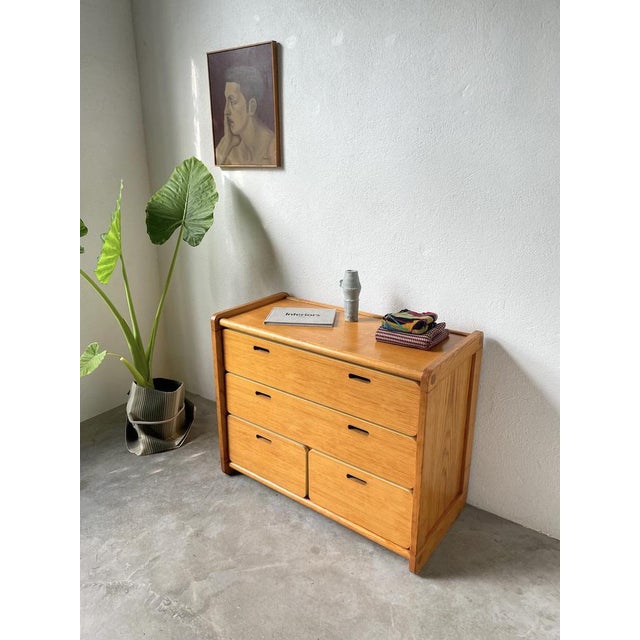 Yellow Pine Chest of Drawers Drawers, 1980s For Sale - Image 8 of 18