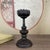 Pair of Bronze Lotus Candlesticks – 5.9" Buddhist Altar Candle Holders With Dragon Base For Sale - Image 11 of 11