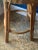 Rustic Vintage Tall Wicker Stool For Sale - Image 3 of 5