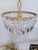 1960s Vintage Hollywood Regency Crystal Basket Chandelier For Sale - Image 5 of 10