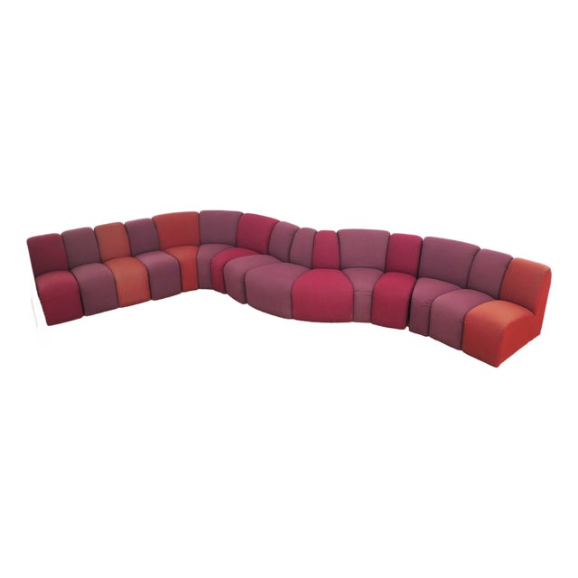 Mississippi Lounge Sofa by the Artifort Group for Artifort, 1970s, Set of 15 For Sale