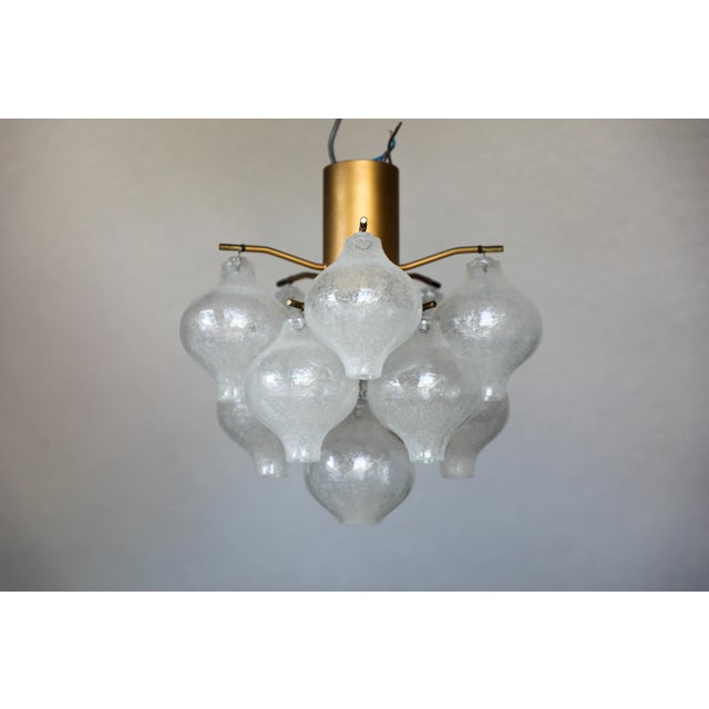 Mid-Century Modern Mid-Century Tulipan Glass Pendant Light from J. T. Kalmar, 1960s For Sale - Image 3 of 8