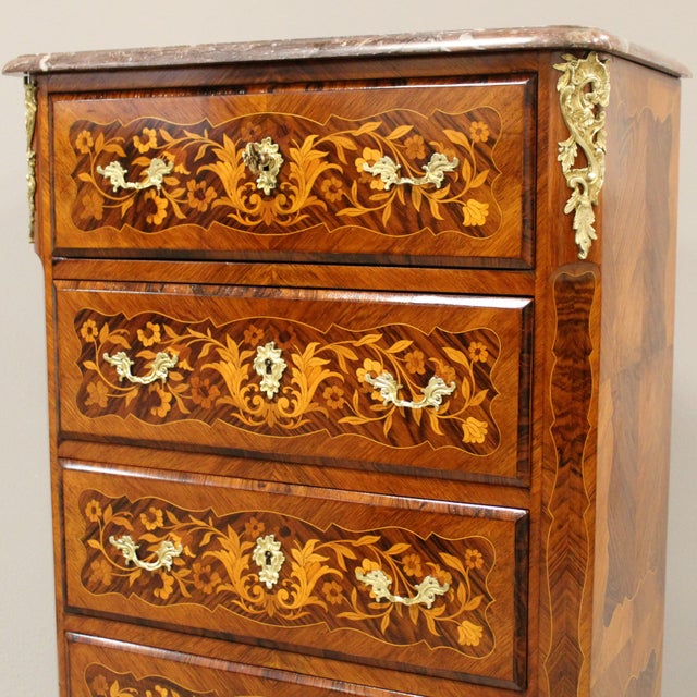 Antique Napoleon III Weekly Chest of Drawers For Sale - Image 13 of 14