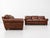 2020s Vintage Cognac Leather 3-Seater Sofas, Pair For Sale - Image 5 of 17