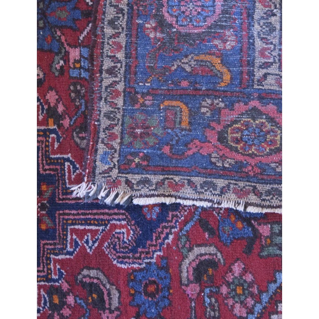 1960s Vintage Persian Wool Rug - 6.7 X 4.43 Ft For Sale - Image 5 of 8