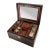 19th Century English Rosewood Veneer Traveling Vanity Case Box For Sale