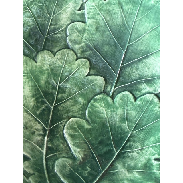 Vietri Italian Foglia Fresca Layered Leaf Salad Plates — Set of 4 For Sale In Naples, FL - Image 6 of 12