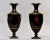 Pair Late 19th Century Black Porcelain Neoclassical Vases For Sale - Image 4 of 13