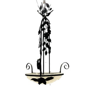 Art Deco French Ceiling Lamp For Sale