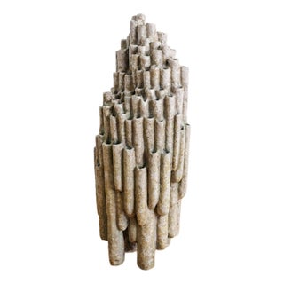 Mid-Century Swedish Abstract Stoneware Sculpture from Hans Hedberg, Biot, France, 1950s For Sale