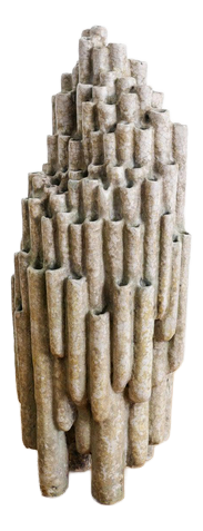 Mid-Century Swedish Abstract Stoneware Sculpture from Hans Hedberg, Biot, France, 1950s