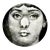 1960s Vintage Italian Abstract Piero Fornasetti #254 Tema E Variazoni Porcelain Decorative Plate For Sale