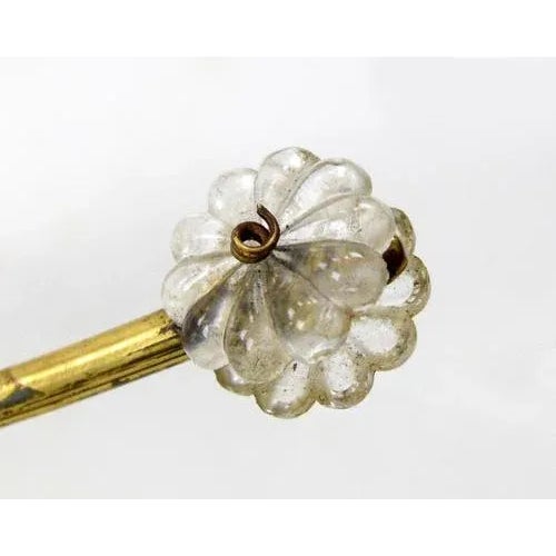 Modern Brass Sun-Shaped Flush Mount by J. T. Kalmar for Kalmar, Austria, 1950s For Sale - Image 5 of 7