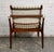 Late 20th Century Mahogany and Leather Safari Chair For Sale In New York - Image 6 of 9