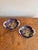 Fine quality pair of antique Coalport plates, having a quality pair of Coalport plates with a cobalt blue ground with gold...