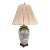 Early 20th Century Gilt Famille Rose Vase Turned Lamp With Shade For Sale