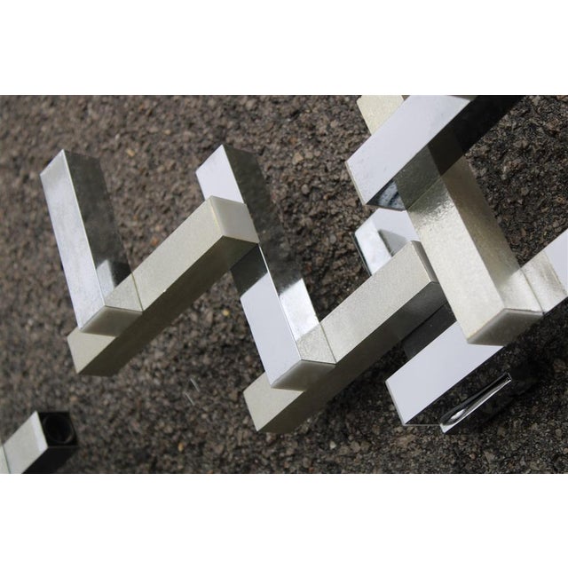 Mnimalist Sculpture Wall Lamps from Sciolari, 1970s, Set of 2 For Sale - Image 14 of 16