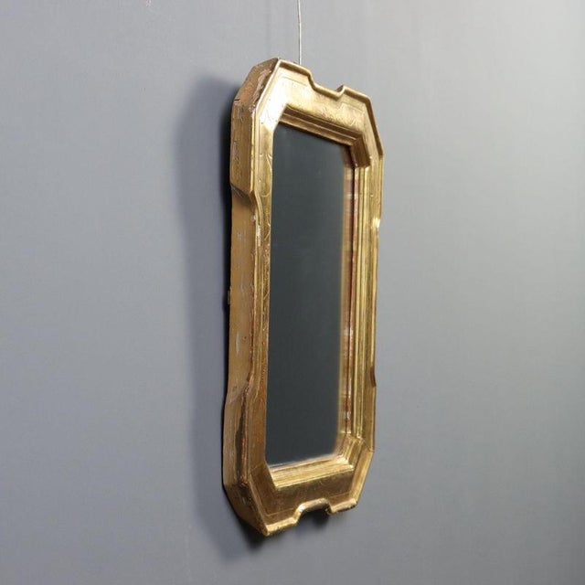 19th Century Giltwood Cabaret Mirror, Italy For Sale - Image 3 of 9