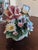 Large Vintage Capodimonte Centerpiece Flower Basket Bouquet For Sale In Columbus - Image 6 of 11
