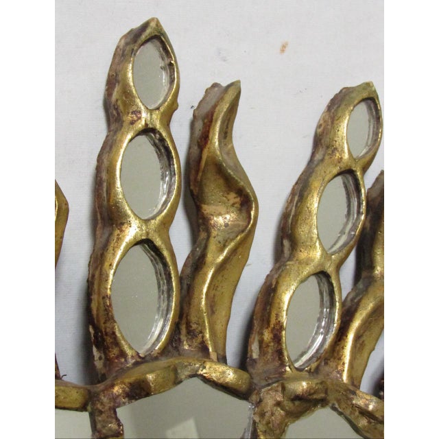 Spanish Giltwood Sunburst Mirror For Sale - Image 11 of 13