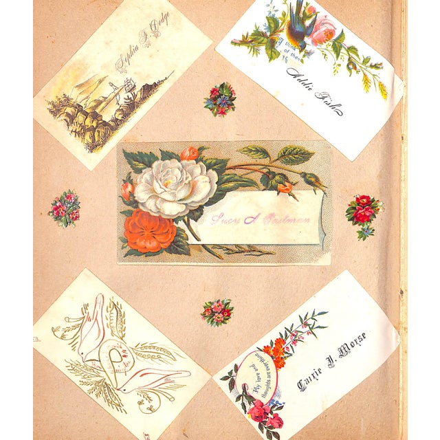 Mid 20th Century Victorian Calling Card Album For Sale - Image 9 of 13