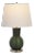 Nirav 22" Table Lamp in Dark Green For Sale