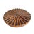 Farmhouse 1980s Round Hotplate, Textured Wood Serving Platter, Rustic Kitchenware Cottagecore Bohemian For Sale - Image 3 of 7