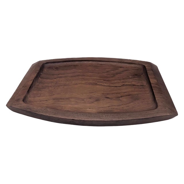 Mid 20th Century Teak Wood Double Sided Carving Board For Sale In Miami - Image 6 of 12