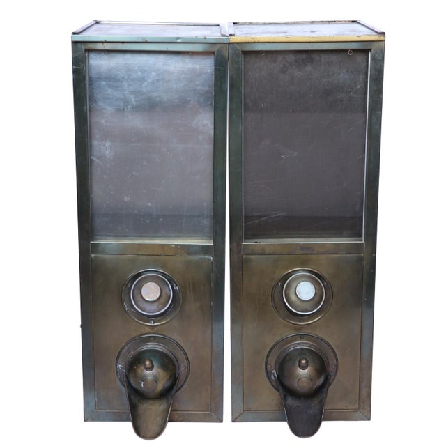 Commercial Coffee Bean Dispensers, Pair For Sale - Image 11 of 11