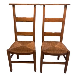 Early 20th Century French Prayer Chair, a Pair For Sale