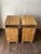 Victorian English Pine Bedside Cabinets with Drawer & Cupboard, 1880s, Set of 2 For Sale - Image 6 of 9