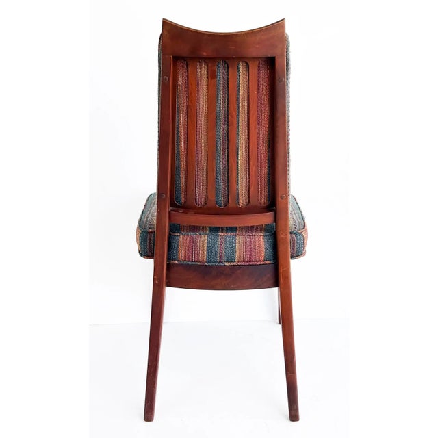 Olive 1960s John Keal Brown Saltman Dining Chairs, Set of Four For Sale - Image 8 of 16