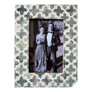 Tessellated Picture Frame-Wood Easel Back-Tozai For Sale