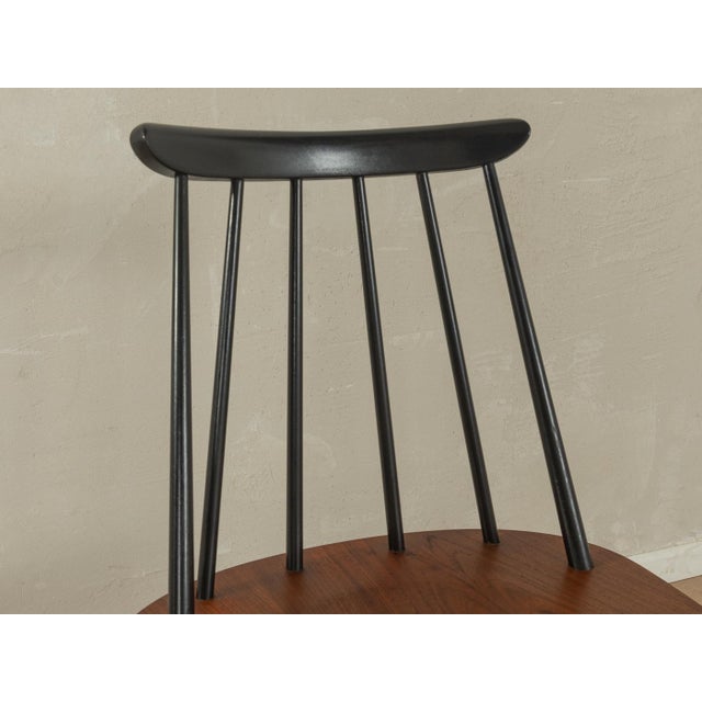 Wood Vintage Rung Chairs by Ilmari Tapiovaara for ASKO, 1960s, Set of 4 For Sale - Image 7 of 10