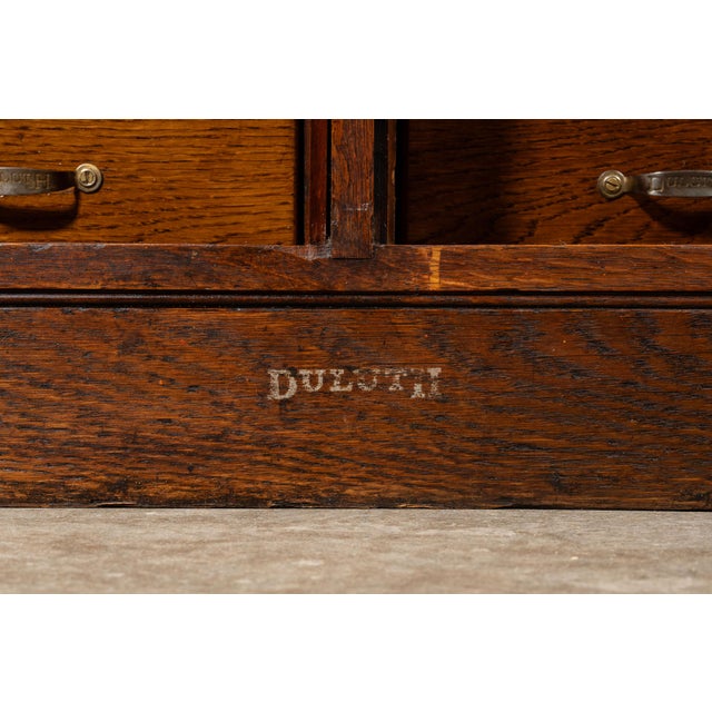 Wood Massive Early 20th Century 266-Drawer Duluth Parts Cabinet For Sale - Image 7 of 16