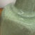Green Elegant Green Ceramic Vase with Intricate Crackle Finish For Sale - Image 8 of 9