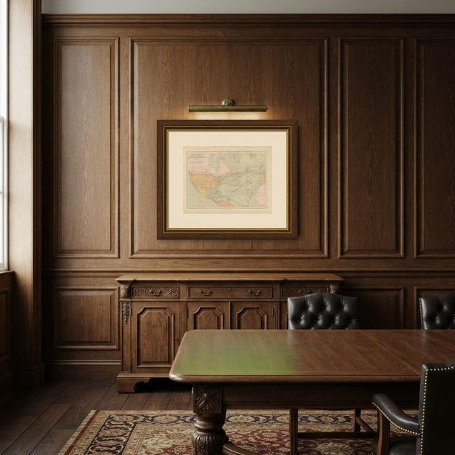 Antique Chart of the Atlantic Ocean, 1870 For Sale - Image 11 of 12