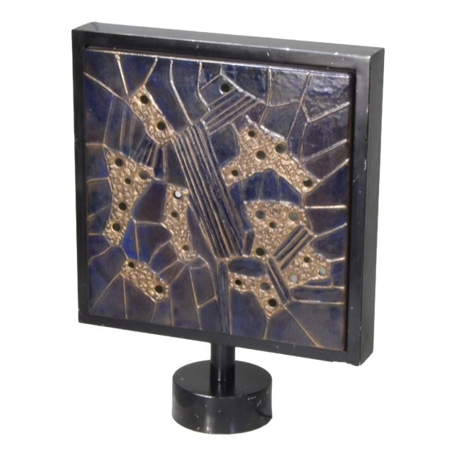 Italian Sculptural Table Lamp by Valdelsa, 1970 For Sale