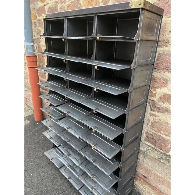 French Industrial Drawer Cabinet from Strafor, 1920s For Sale - Image 11 of 13