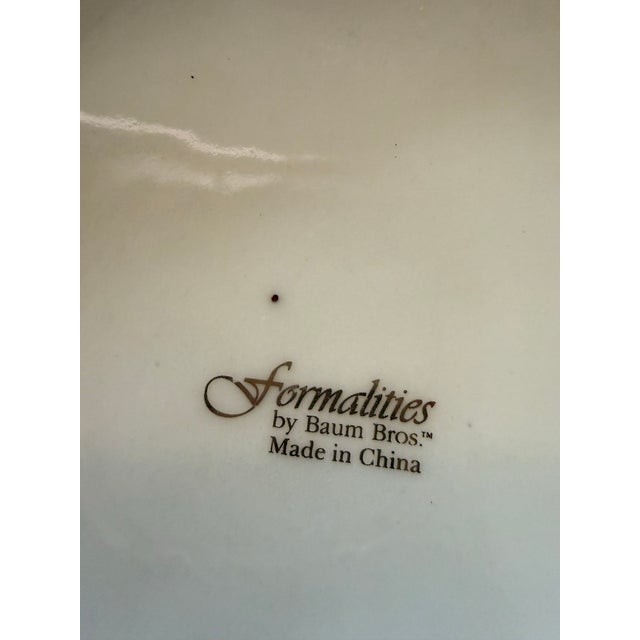 Late 20th Century Victorian Rose Porcelain Vases For Sale - Image 11 of 12