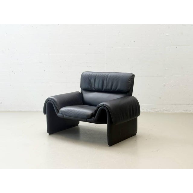 DS-2011 Chair in Black Leather from de Sede, Switzerland, 1980s For Sale - Image 3 of 16