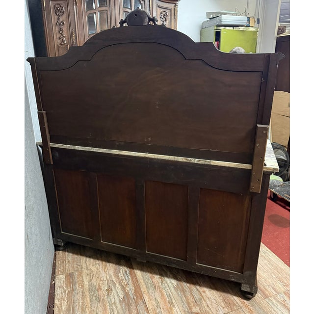 Brown Napoleon III Oak Sideboard, 1850s For Sale - Image 8 of 9