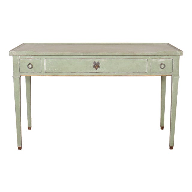 English Painted Oak Desk For Sale