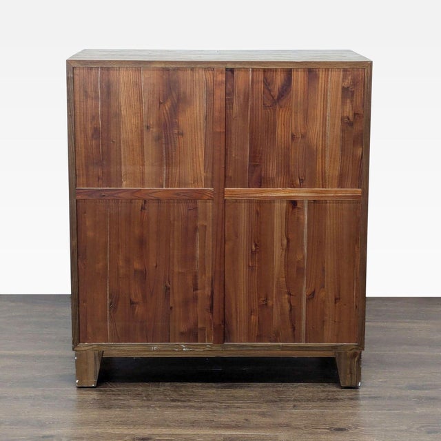 Crate & Barrel Marin Shiitake Bar Cabinet For Sale In San Francisco - Image 6 of 10