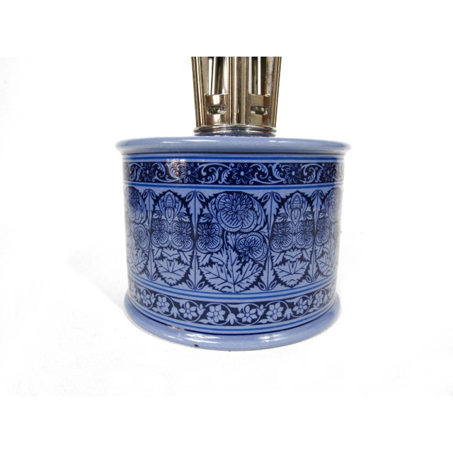 Revol for Lampe Berger French Porcelain Fragrance Lamp in Blue Floral For Sale - Image 9 of 9